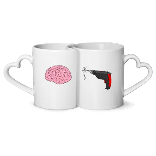 Mugs paired do not like my brains | Дом и сад