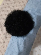 DIFEI Puff Afro rizado moño Peluca de cola de caballo de Afro corto rizado cola de caballo en el Clip moño de pelo sintético piezas de cabello