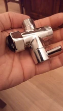 Faucet Spray-Nozzle-Converter Valve Diverter Water-Splitter Shower Bathroom Brass 