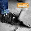 Men's Outdoor Breathable Mesh Steel Toe Anti Smashing Safety Shoes Men's Light Puncture Proof Comfortable Work Shoes Safety Boot ► Photo 3/6