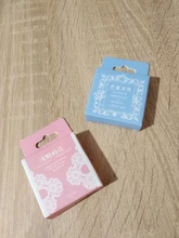 50 unids/pack de encaje blanco transparente caja Kawaii decoración pegatinas planificador Scrapbooking papelería japonesa diario pegatinas