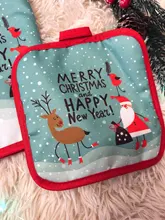 Party-Decoration-Supplies Gloves Kitchen-Mat Dining Christmas-Baking Natal Xmas New-Year