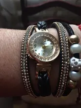 Reloj de pulsera para mujer, de cuarzo, redondo, analógico, informal