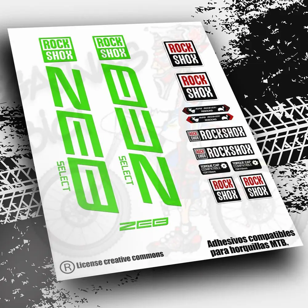 Adesivi Compatibili Rockshox Zeb Seleziona 2021 Pb34 Rock Shox Adesivi Per Mountain Bike Adesivi Per Ciclismo Accessori Per Bici Adesivi Forcina