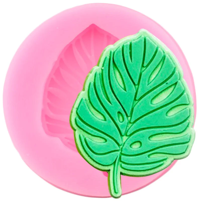 Turtle Leaf Silicone Molds Monstera Leaves Fondant Mold Cupcake Topper DIY Cake Decorating Tools Candy Chocolate Gumpaste Moulds |