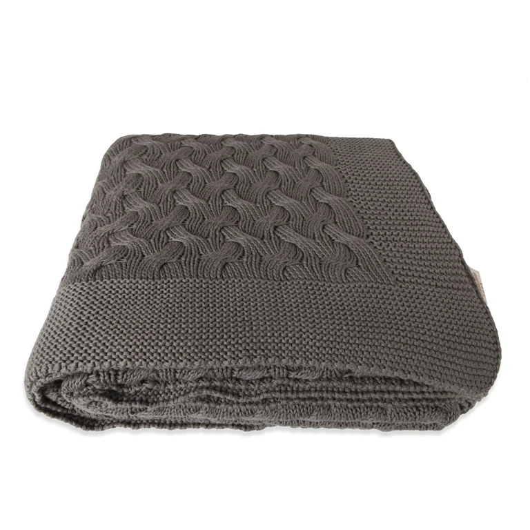 ANTHRACITE Betires домашний вязаный бросок - Цвет: ANTHRACITE