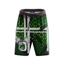 Премиум качества обувь для косплея по аниме «атака на Титанов»-военный костюм полицейская форма 3D сублимационная печать Косплэй Пляжные шорты