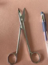 Cabezal con punta curva recta de 14cm/16cm/18cm, tijeras quirúrgicas de acero inoxidable, fórceps, herramientas médicas para clínica Dental