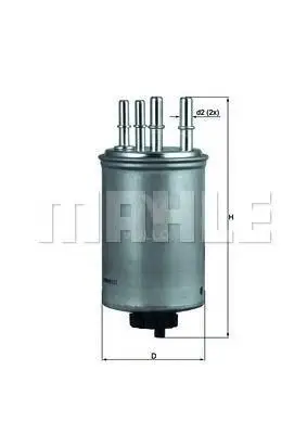 KNECHT KL506 Фильтр топливный RANGE ROVER 2.7 TD 04