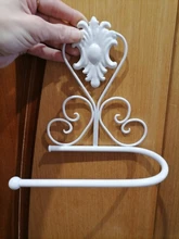 Towel-Roll-Holder Toilet-Paper Bathroom-Accessories Iron Wall-Mount-Rack Vintage Classic
