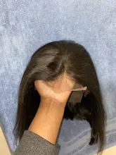 Pelucas de cabello humano corto recto peluca Frontal de encaje 360 pelucas frontales de encaje Bob recto pelucas frontales de encaje ISEE cabello malasio pelucas de cabello humano