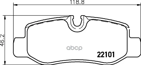 Колодки Тормозные Mercedes-Benz Vito(447) 14- Задние Brembo P50126 Brembo арт. P50126