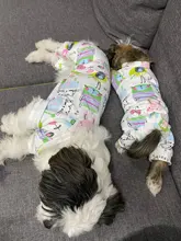 Mono de pijama para perros pequeños Shih Tzu Yorkshire Terrier, mono de pijama, ropa para cachorros y gatos