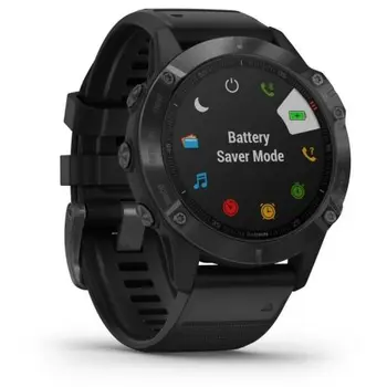 

GPS SPORTS WATCH GARMIN PHOENIX 6X PRO BLACK WITH BLACK STRAP-51MM-3.5CM-BT - 10ATM-MULTISPORT-FREQUENCY