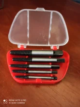 Extractor de tornillos dañados de acero, guía de broca, Extractor de pernos rotos, juego fácil de quitar, 5 unidades