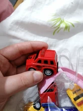 6 uds juguete de modelo de coche atrás coche vehículo móvil camión de bomberos modelo Taxi chico Mini juguetes regalo Diecasts juguete para niño