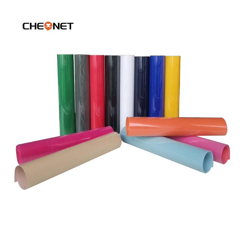 Vibrant Assorted Colors Flock Heat Transfer Vinyl - 25cm x 100cm