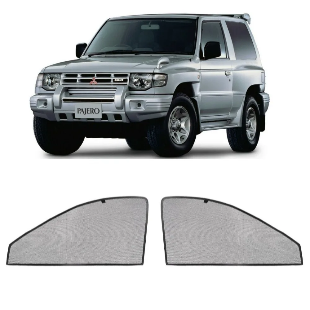 Каркасные магнитные шторки Cobra Tuning на окна автомобиля Mitsubishi Pajero ll 3d 1991-2000