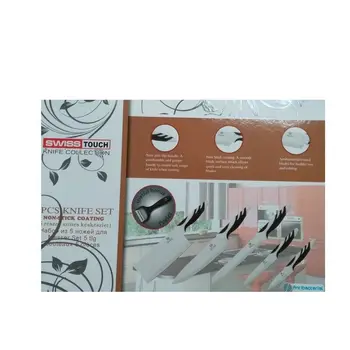 

5 SET KNIVES PEELER CERAMIC enameled WHITE KNIFE SET kitchen FACIL