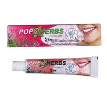 Растительная зубная паста 9 трав(в тубе)(POP 9 Herbs Toothpaste) 40 гр