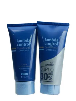 

Isdin lambda control duplo alcohol-free cream with no smell and no sweat all day long