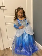 Girl Dress Costume Kids Clothes Christmas-Girl Princess Cinderella Children Vestidos