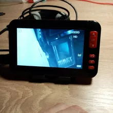 Cámara endoscópica de inspección para coche, boroscopio impermeable con pantalla HD de 4,3 pulgadas, lente de 8MM, 8 led, F200, HD1080P, IP67