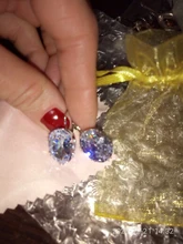 Jewelry Earrings Sapphire-Gemstone 925-Silver Jellystory Wedding Multicolor Women 