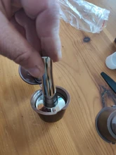 GUSTO-FILTERS Capsule Gusto-Pod-Cup Tamper Coffee-Machine-Tool Dolce Stainless-Steel