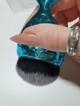 7 tipos de brochas en forma de cola de pez para uñas, brochas cosméticas de fondo, polvo de limpieza suave para cuidado de uñas, herramienta de manicura