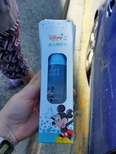 Disney-cuchara para pasta de arroz para bebé, botella de leche de silicona suave, suplemento de alimentos para bebés, artefacto para apretar, cuchara para arroz y fideos