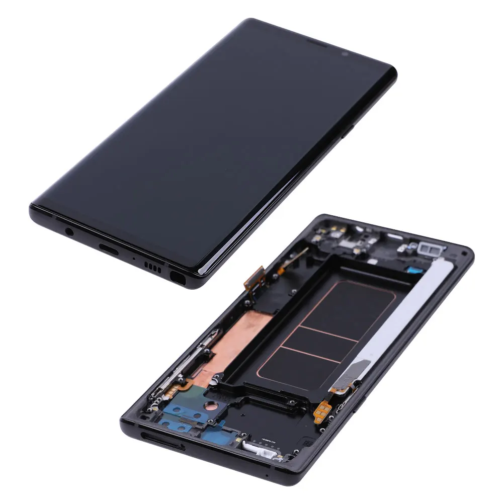 100% Ori для samsung Galaxy Note 9 супер AMOLED дисплей дигитайзер с сенсорным экраном в сборе