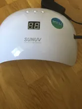 SUNUV-secador de Gel para manicura SUN8 secador LED de uñas, lámpara de 48W, modo único de bajo calor, herramientas de arte para esmalte de uñas