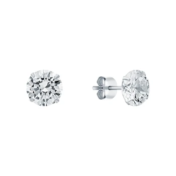 

Silver earrings with cubic zirconium sunlight sample 925