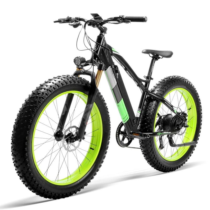 Discount XC4000 500W 36V 16AH 9 Speed Fat Electric Bike Aluminum alloy frame Strong stability Strong power and long cycle time 2