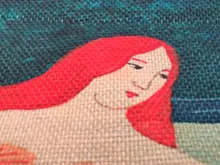 Cushion-Cover Pillow-Case Kissen Linen Print Home-Bed Cartoon Decoration Cat Portrait