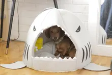 Bed Product-Items Dogs-Tent Dog-House Sleeping-Bag Shark Small Pet-Cushion Large Dropship