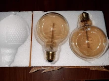 Spiral-Lamp Light-Bulb Filament Ampoule G95 T45 E27 Incandescent Retro Vintage G80 ST64