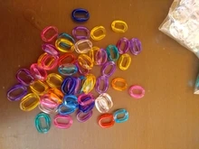 50 Uds./eslabones de cadena acrílicos transparentes de 15x10mm, accesorios para hacer joyas