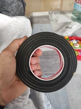 Tira de sellado anticolisión cinta de goma de espuma de esponja negra EVA superfuerte de 0,5-10mm de grosor, cinta de una sola cara