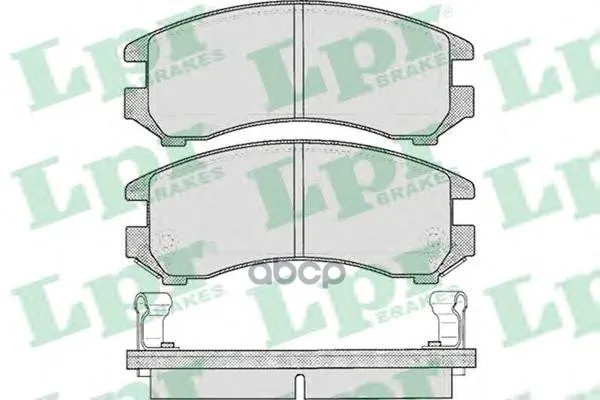 Колодки Тормозные Nissan Sunny 1.6-1.8 86-91/Suzuki Swift 1.3/1.6 89-01 Передние Lpr 05p363 Lpr арт. 05P363