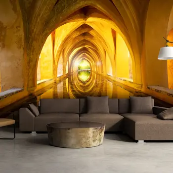 

Wall mural-The Golden Corridor - 150x105 cm