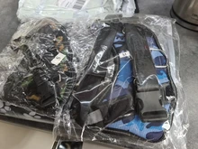 Arnés de perro sin tirar reflectante transpirable arnés de mascota ajustable para chaleco de perro ID parche personalizado para caminar al aire libre perro suministros