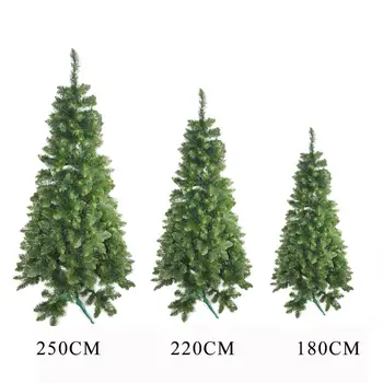 

New New Year artificial Christmas tree fir pine Queen premium without cones PVC 100/120/150/180/220/250/300/400/500 cm