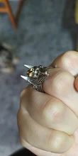 Anillo de acero para hombre y mujer, sortija de autodefensa Punk, Anubis, Cruz egipcia, bestia, antilobo, Vintage, tamaño ajustable, regalo