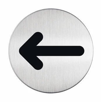 

Pictogram direction, diameter 83mm silver