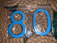 Placa gris moderna de 58mm para el número de la puerta del Hotel, pegatina de dígitos, letrero de placa de plástico ABS, 0123456789