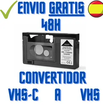

✅Cassette, vhs player, adapter, converter, walkman, VHS, VHS-C, VHS-C to VHS, nedis, Tape Converter,
