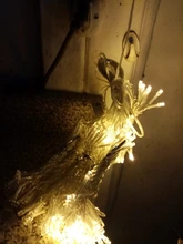 Light Led Curtain-String Window-Decor Christmas Garland Patio Xmas Party 220V EU AIFENG