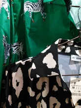 Satin Shirts Smock Loose Tops Blouse Casual Long-Sleeve Blusas Printing Women Vintage